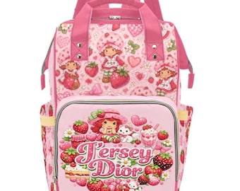 Strawberry Shortcake Diaper Bag & Blanket Set