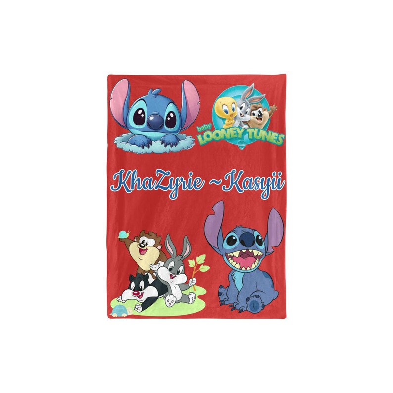 Looney Tunes and Stitch Diaper Bag & Blanket image 3