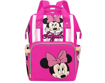 Bolso cambiador y manta de Minnie Mouse