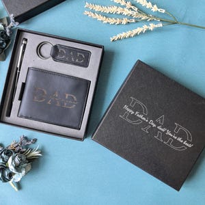 Cartera personalizada, regalo del día del padre, cartera para hombre, cartera de cuero para hombre, cartera para hombre, regalo para papá, regalos para hombre, regalo de aniversario de bodas.
