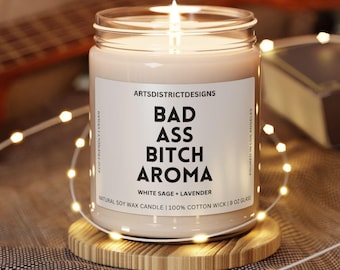 Vela de perra malvada, regalos divertidos, regalo divertido para ella, regalo de cumpleaños, regalos de Navidad, regalo de vela, regalo para mejor amiga, regalo para esposa, regalos para jefe