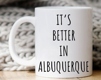 Retro Albuquerque New Mexico Coffee Mug: 11oz Ceramic Gift - Etsy