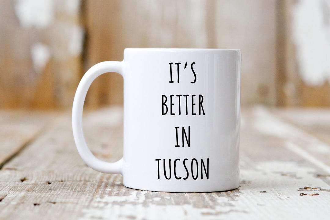 Tazza Da Caffè Ceramica Tucson Arizona – 325 Ml – Idea Regalo Orgoglio Pride Christmas – Made In USA