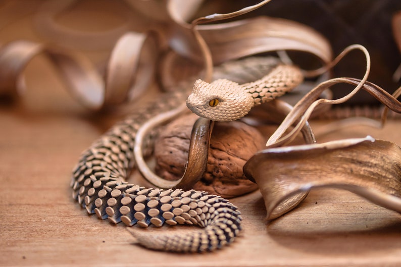 Figurine serpent Modèle articulé Viper Animal jouet Petit image 9