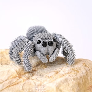 Figura de juguete de araña saltadora