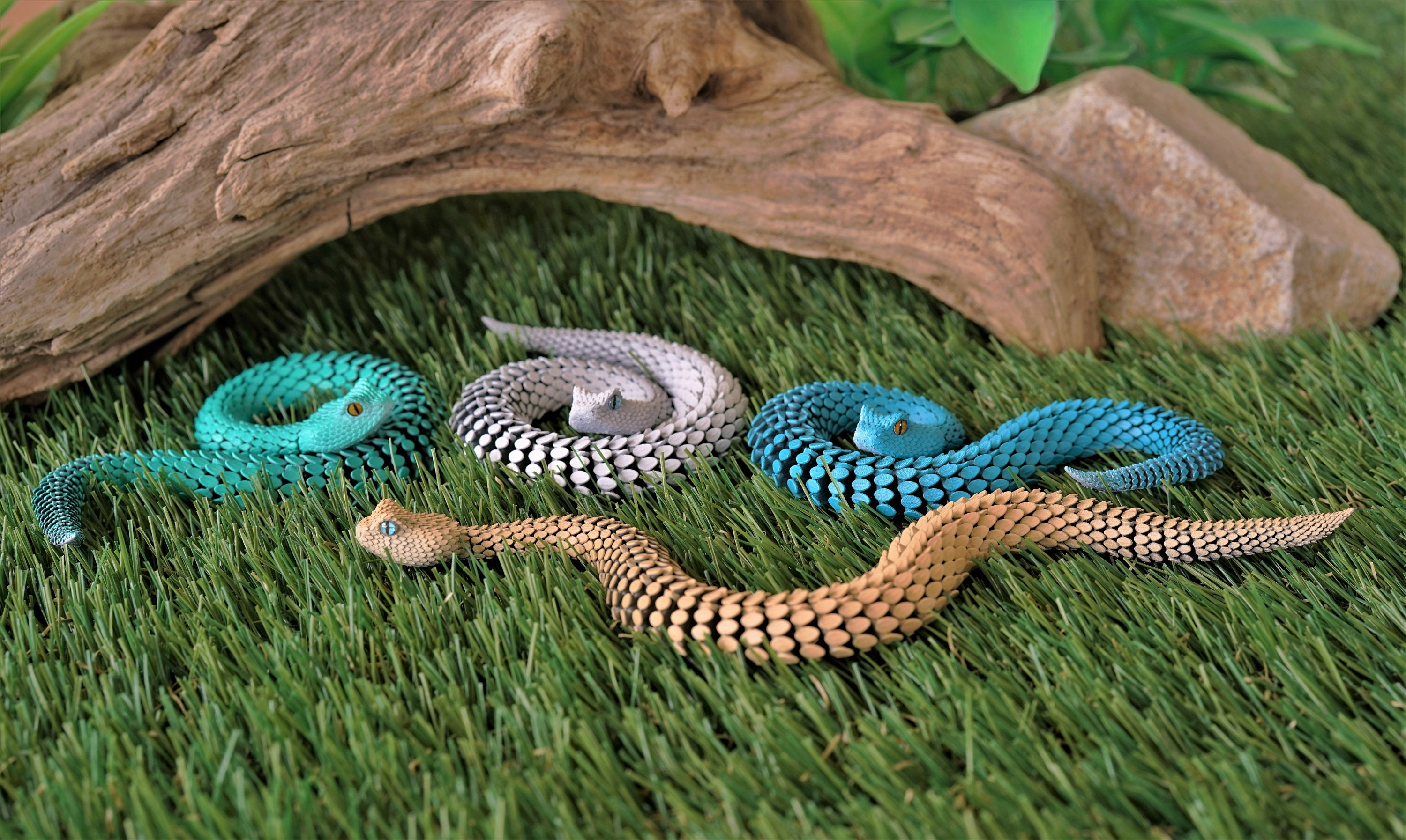 Articulated Snake Figure Toy Animal
