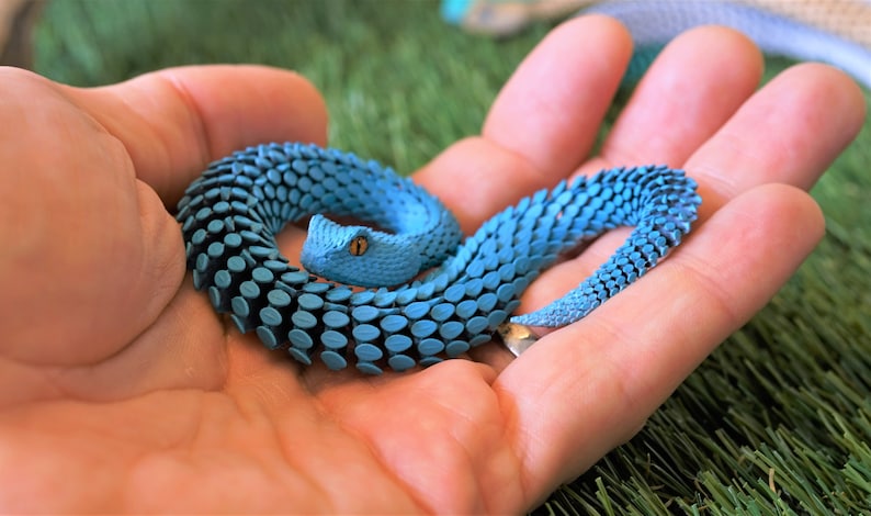 Figurine serpent Modèle articulé Viper Animal jouet Petit image 6