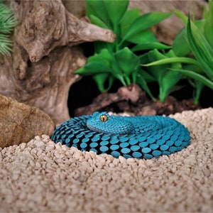 Figurine serpent Modèle articulé Viper Animal jouet Petit image 8