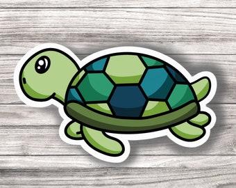 Naklejka winylowa laminowana „Żółw”