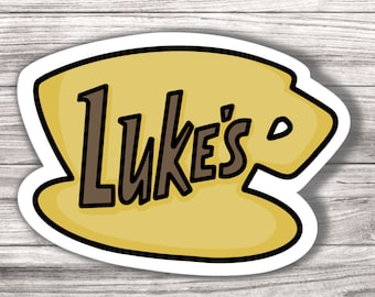 Luke's Diner - Gilmore Girls - Laminated Vinyl Sticker