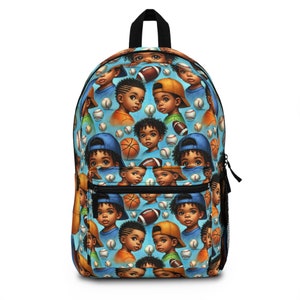 African American Boy Backpack | Black Boy Backpack