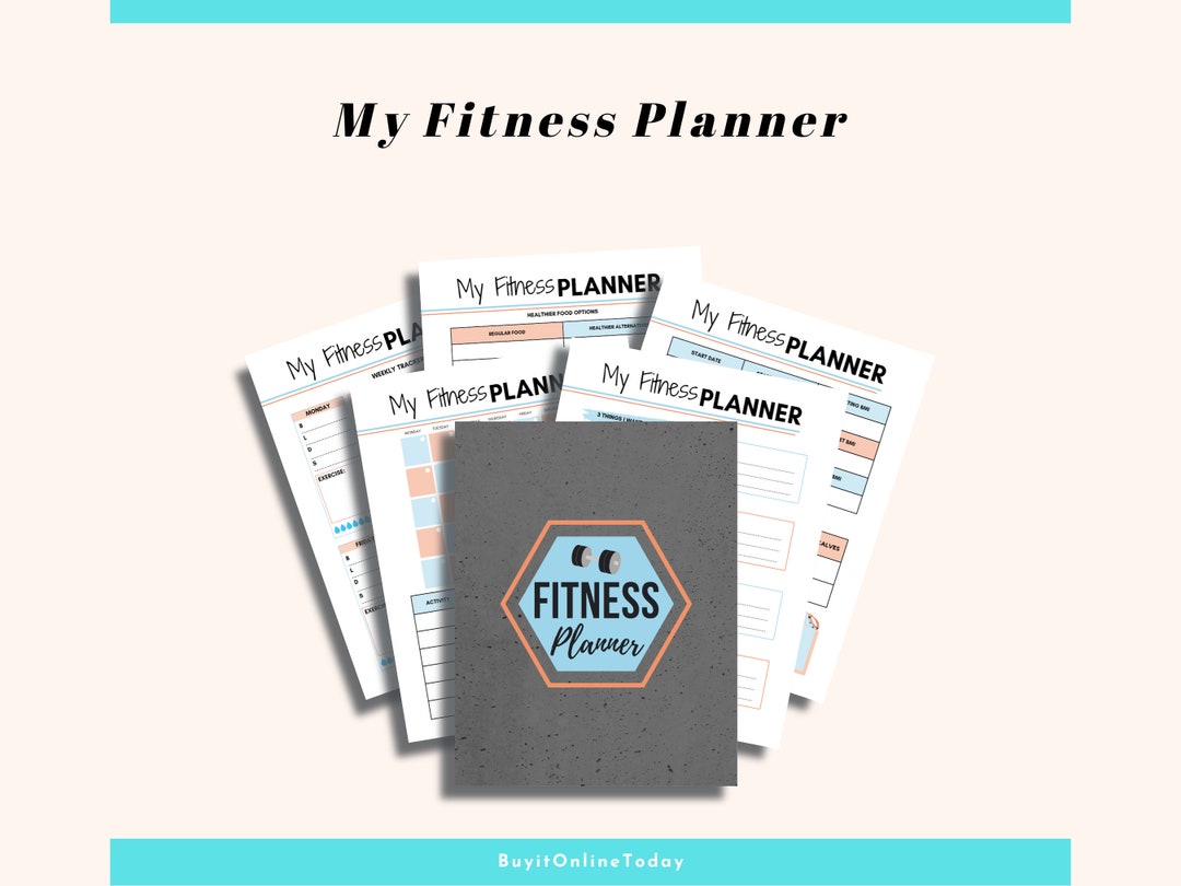 The Ultimate Fitness Planner and Wellness Tracker, This Planner ...