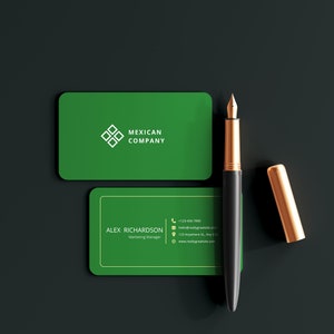 Minimalistisch visitekaartje, visitekaartje ontwerp sjabloon, werk visitekaartjes, diy visitekaartjes, Canva bewerkbare visitekaartje.