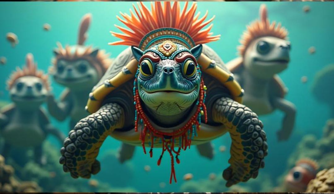 Turtle Power Turtle Homies - Etsy
