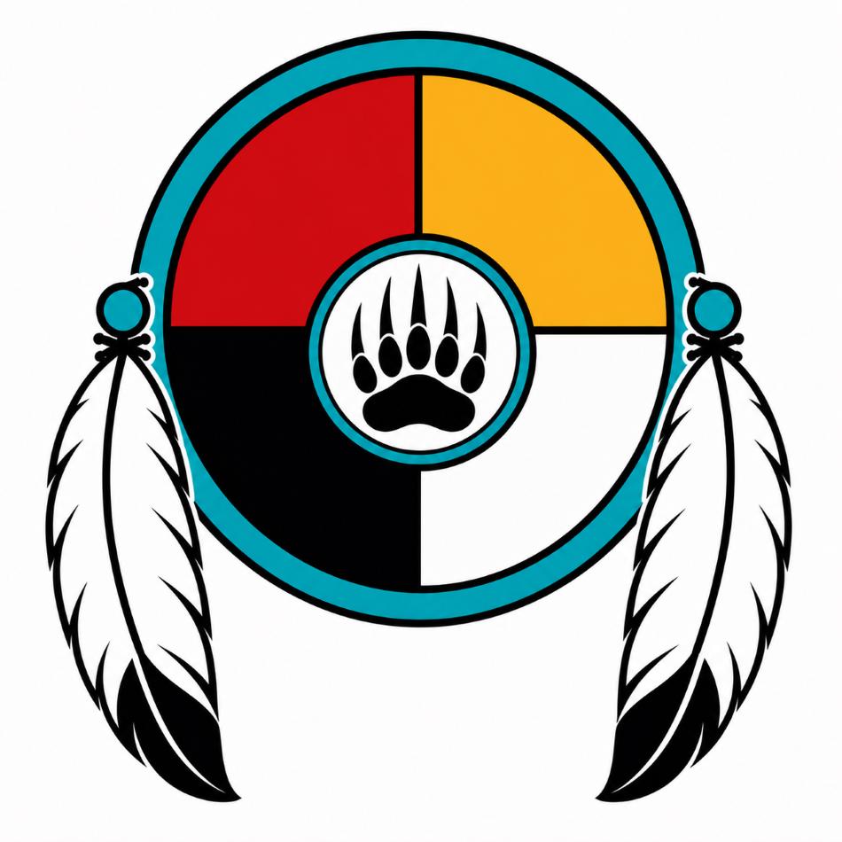 Medicine Wheel Eagle & Bear Claw - Etsy