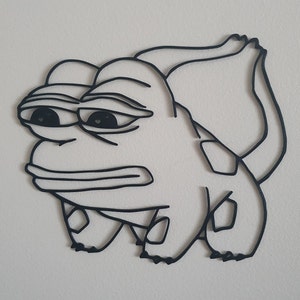 nervous poggers emote - peepo pepega twitch discord frog Art