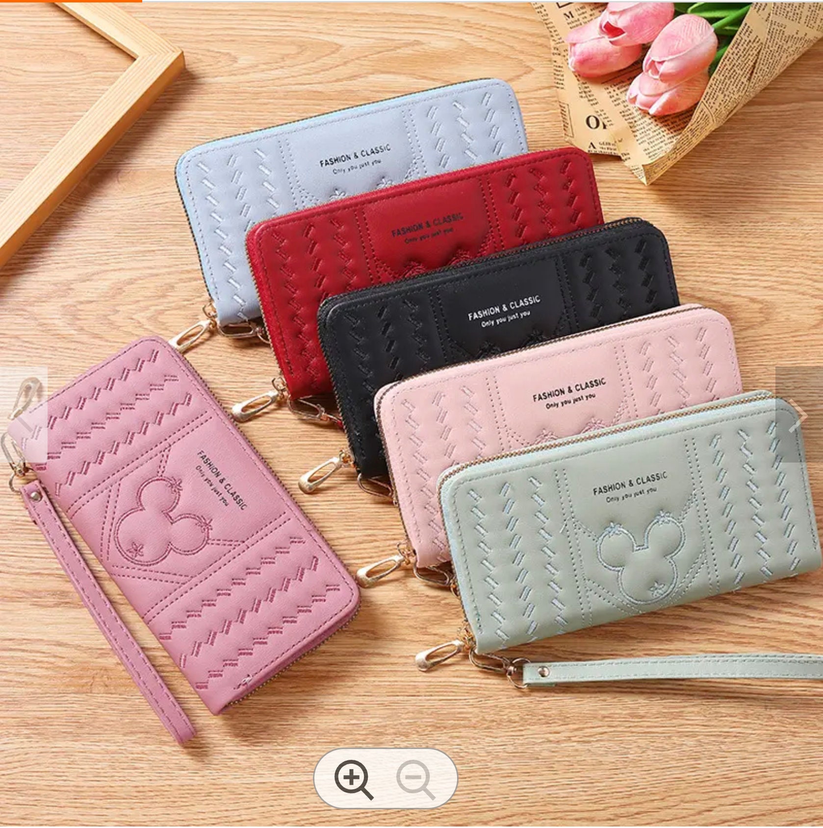 Mickey mouse shop wallet ladies