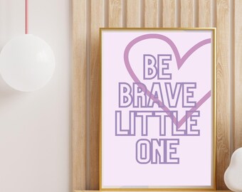 Girls nursery art, nursery room decor, pastel nursery print, positive print, baby shower gift, gift for kids, positive affirmation, baby art