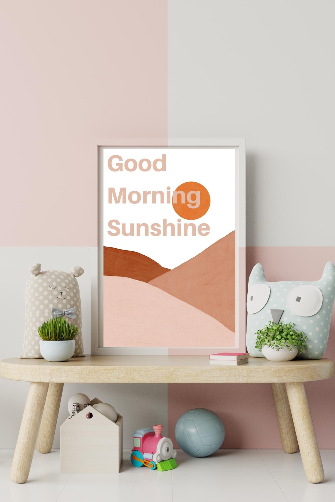 Nursery Wall Art, Boho Nursery Print Set, Modern Nursery Wall Art, Good