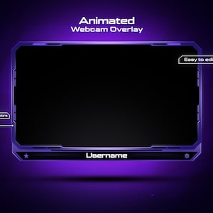 Modern Webcam Overlay Animated