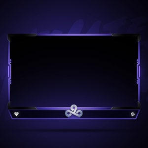 Clean Twitch Overlay Animated Webcam Overlay/Twitch Stream Overlays/Facecam Overlay/Facecam Animated image 4