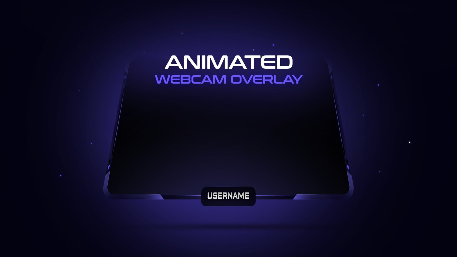 Animated Rounded Webcam Overlay Template/twitch Stream Overlays/facecam ...