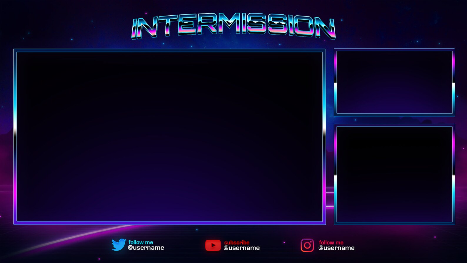 Retro Theme Twitch Stream Overlay Pack// Minimal Stream Overlay Pack ...