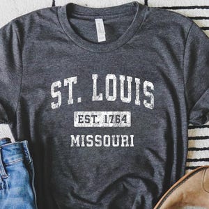 St Louis Missouri Shirt, St Louis MO Tee, Missouri State Shirt, St Louis Sweatshirt, Missouri Trip Shirt, Missouri Hoodie, Missouri Vacation