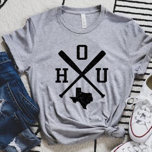 Houston Baseball Shirt, Baseball Fan Gift, Baseball Team Shirt, Baseball Game Day, Houston Shirt, Houston Game Day, Houston Fan Gift