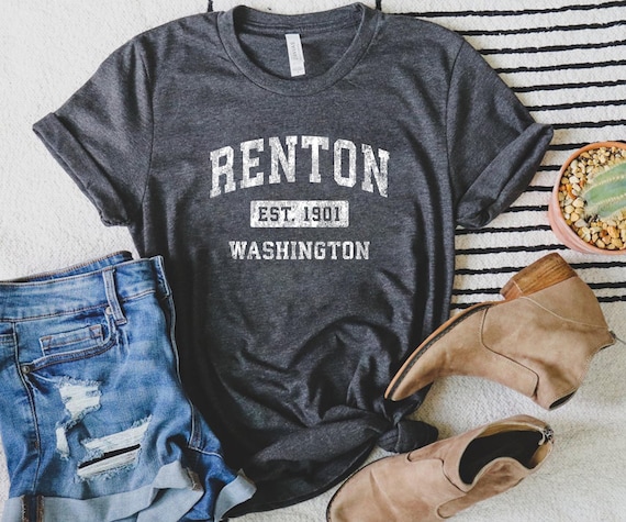 Renton Washington Shirt, Renton WA Shirt, Washington State, Renton Sweatshirt, Washington Gift, Washington Vacation Tee, Washington Trip