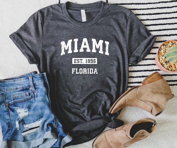 Miami Florida Shirt, Miami FL Shirt, Miami souvenir, Florida State Tee, Florida Trip Shirt, Miami City Shirt, Miami Sweater, Florida Hoodie