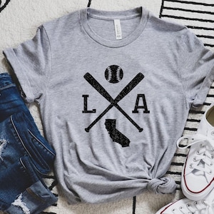 Los Angeles Baseball Shirt, Baseball Fan Gift, Baseball Team Shirt, Baseball Game Day, Los Angeles Shirt, LA Fan Gift, LA Baseball Tee