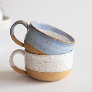 Speckled Cappuccino Mug | 6oz Ceramic Small Latte Coffee Mug | Stoneware Kitchenware | Handmade Pottery Drinkware | MADE TO ORDER