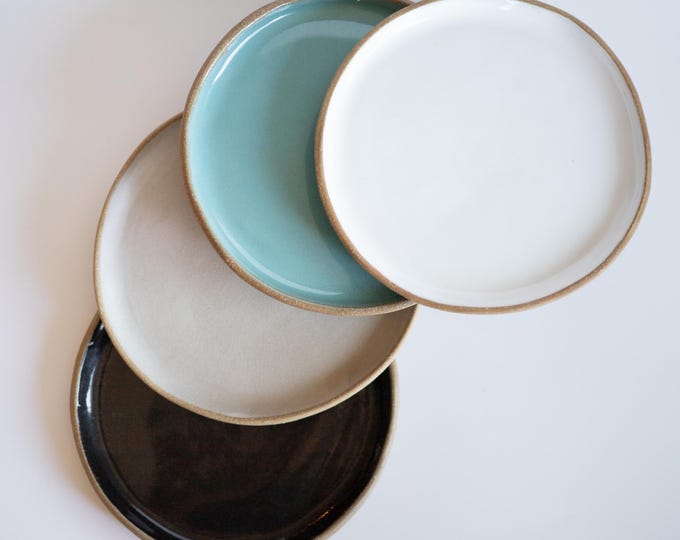 Appetizer Plates Ceramic Kitchenware Dinnerware 6" Dessert Plate Wedding Gift For Her Handmade Tableware Minimalist Pottery | MADE TO ORDER