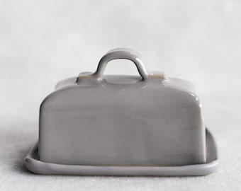 Butter Dish Covered Butter Dish Ceramic Pottery Kitchen Decor Housewarming Gift For Her Butter Holder Butter Crock | READY TO SHIP