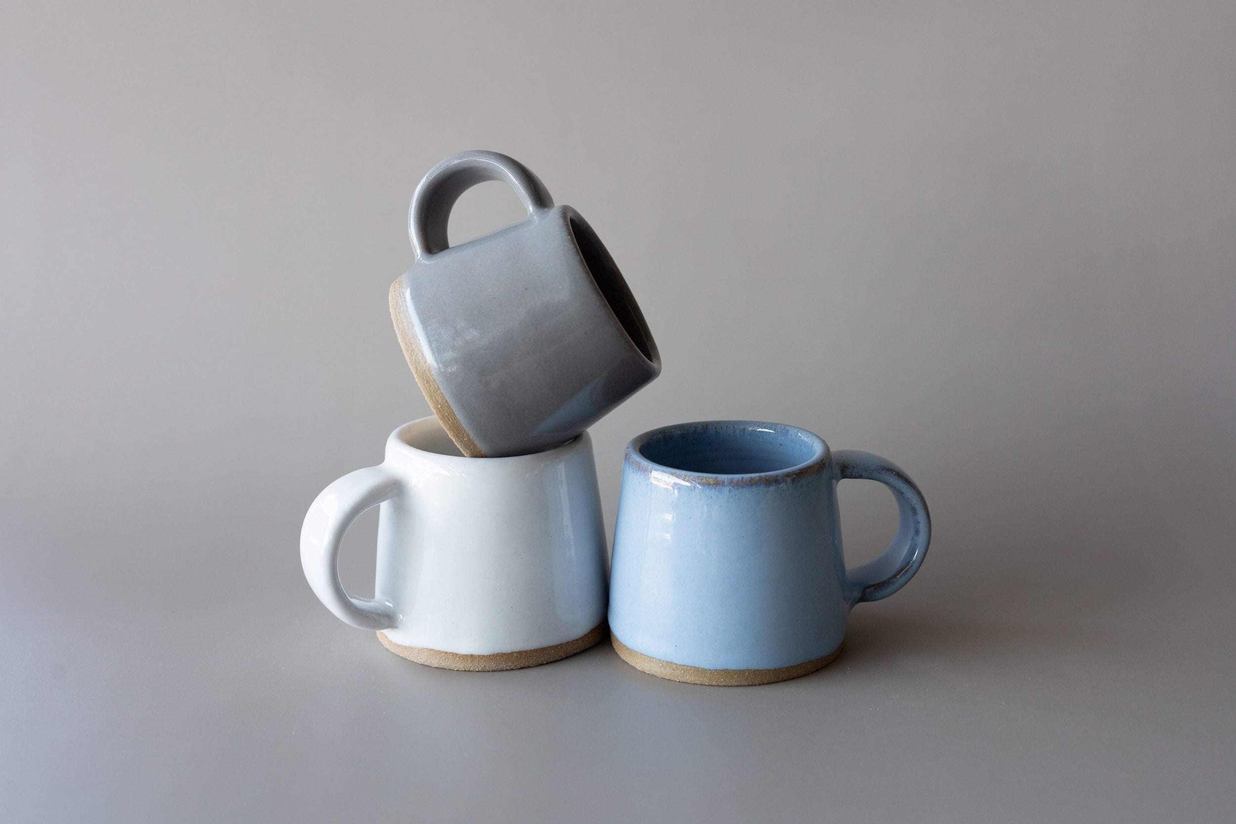 Espressotasse Keramikbecher 110 ml Kaffeebecher-Set Küche & Esszimmer Hochzeitsgeschenk Moderne Tasse Handgemachtes Housewarming Geschenk Für Sie | AUF BESTELLUNG
