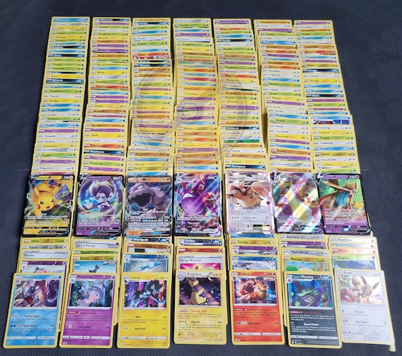 Pokemon 100 ULTRA RARE V/GX/EX ONLY Card Lot Bulk Wholesale