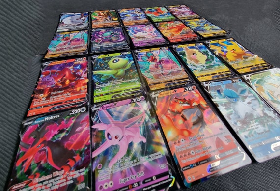 5 Pokemon V Cards - No Duplicates - Ultra Rare Pokemon Pack - Rare Pokemon  Cards 