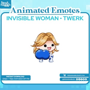 Sue Storm Twerk Emote: Animated Invisible Woman (Digital Download)