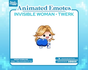 Sue Storm Twerk Emote: Animated Invisible Woman (Digital Download)
