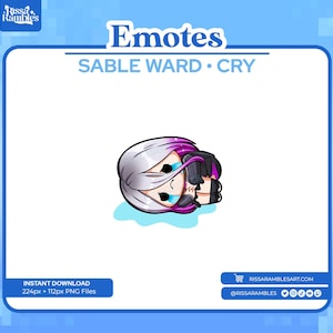 Sable Ward Cry Emote: DBD Twitch & Discord (Digital Download)