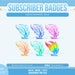 see more listings in the Sub Badges / Bit Badges section