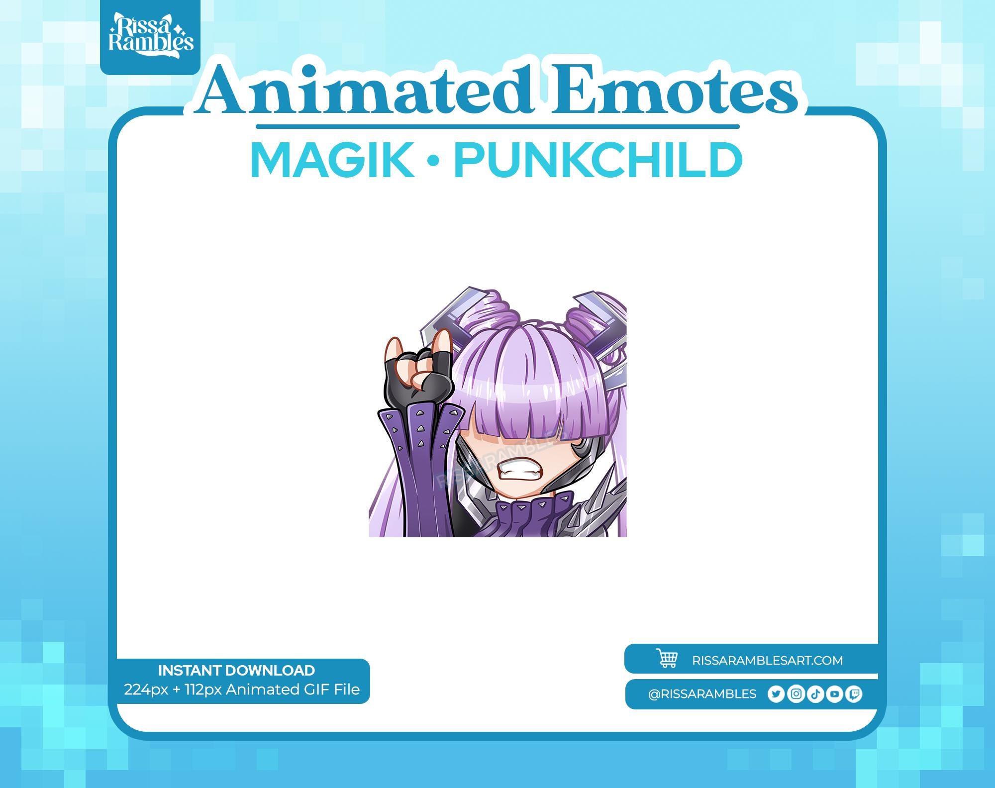 Magik Marvel Rivals Emotes | Animated Emotes | Headbang Emote | Hype Emote | Custom Twitch Emotes | Discord Emotes