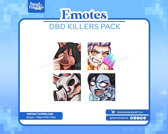DBD Emotes | Tot bei Tageslicht Emotes | Twitch Emotes DBD | Discord Emotes