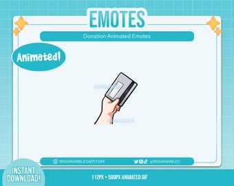 Credit Card Emote for Twitch | Twitch Emotes Animated | Custom Twitch Emotes | Discord Emotes | Discord Stickers | Stream Emotes
