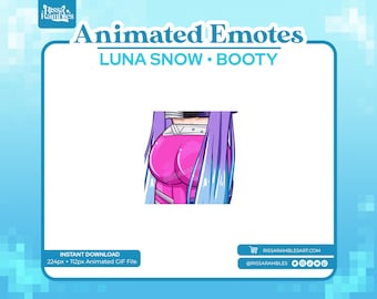 Luna Snow Booty Animated Emotes | Twitch Rivals (Digital Download)