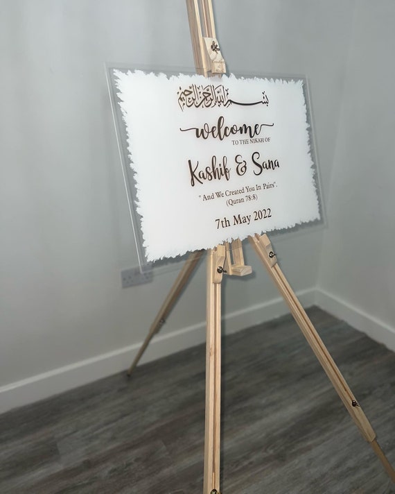 Wedding Sign Easel / Stand / Welcome Sign Easel Stand / Adjustable  Sketching easel