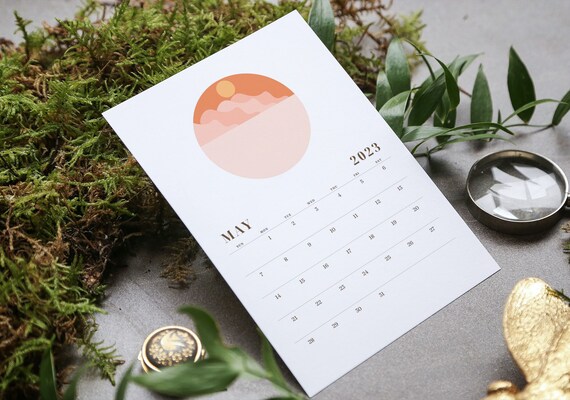 2022/2023 Printable 16 Month Calendar Download Landscape - Etsy Australia