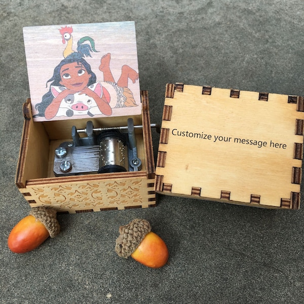 Moana Music Box Etsy UK