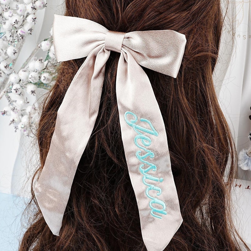 Custom Inked Hair Bow - Hologram